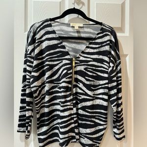 Michael Kors Zebra Print Blouse
